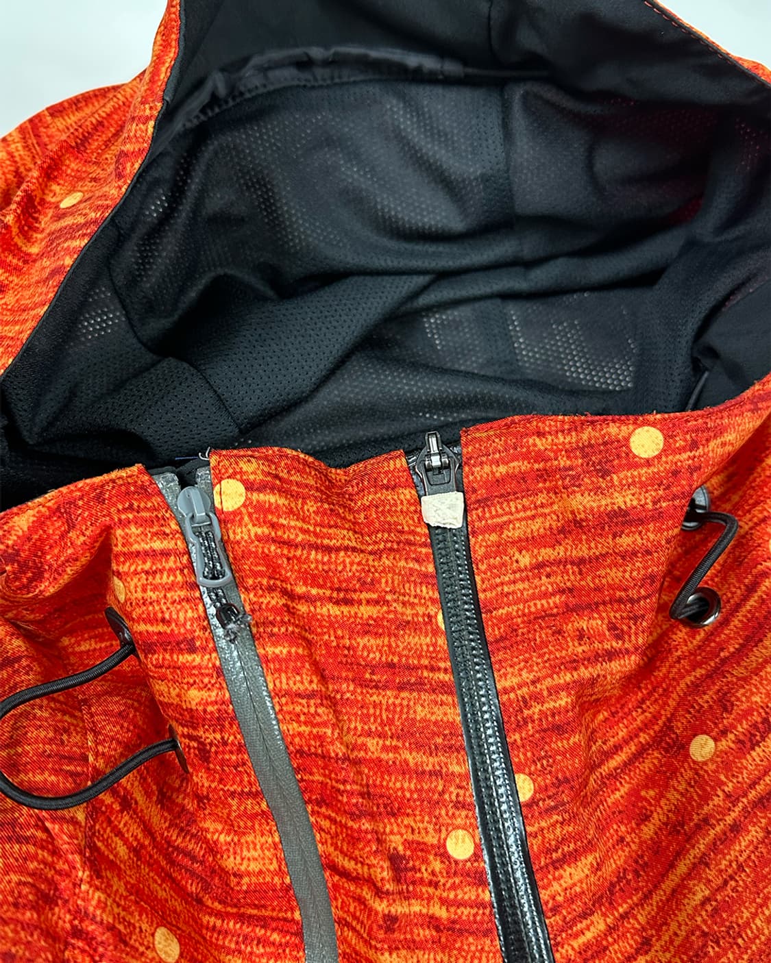 미즈노 땡땡이 스키자켓 오렌지 상품이미지3