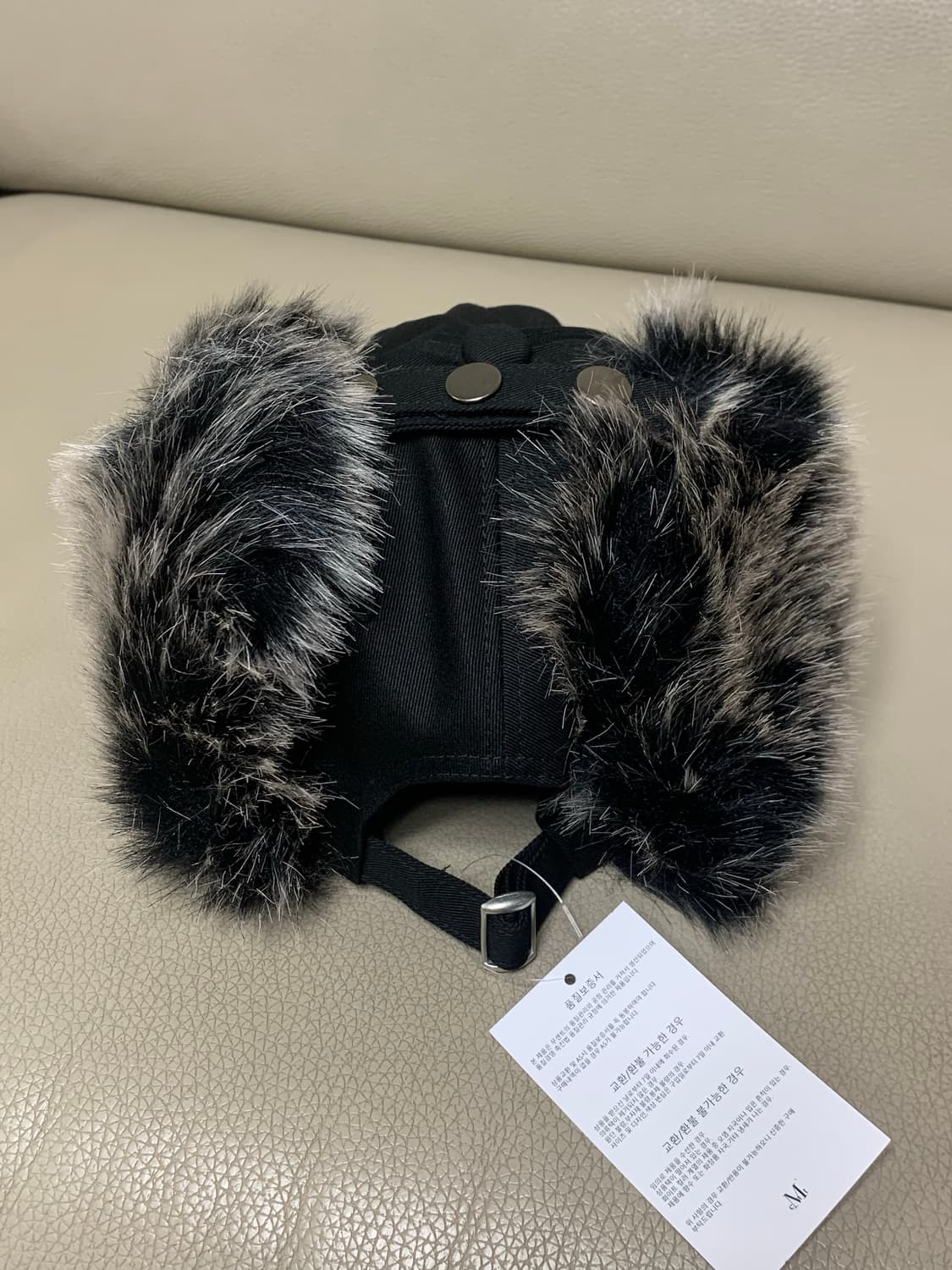 무센트[Mucent] SIGNATURE EARFLAP BALL CAP 상품이미지3