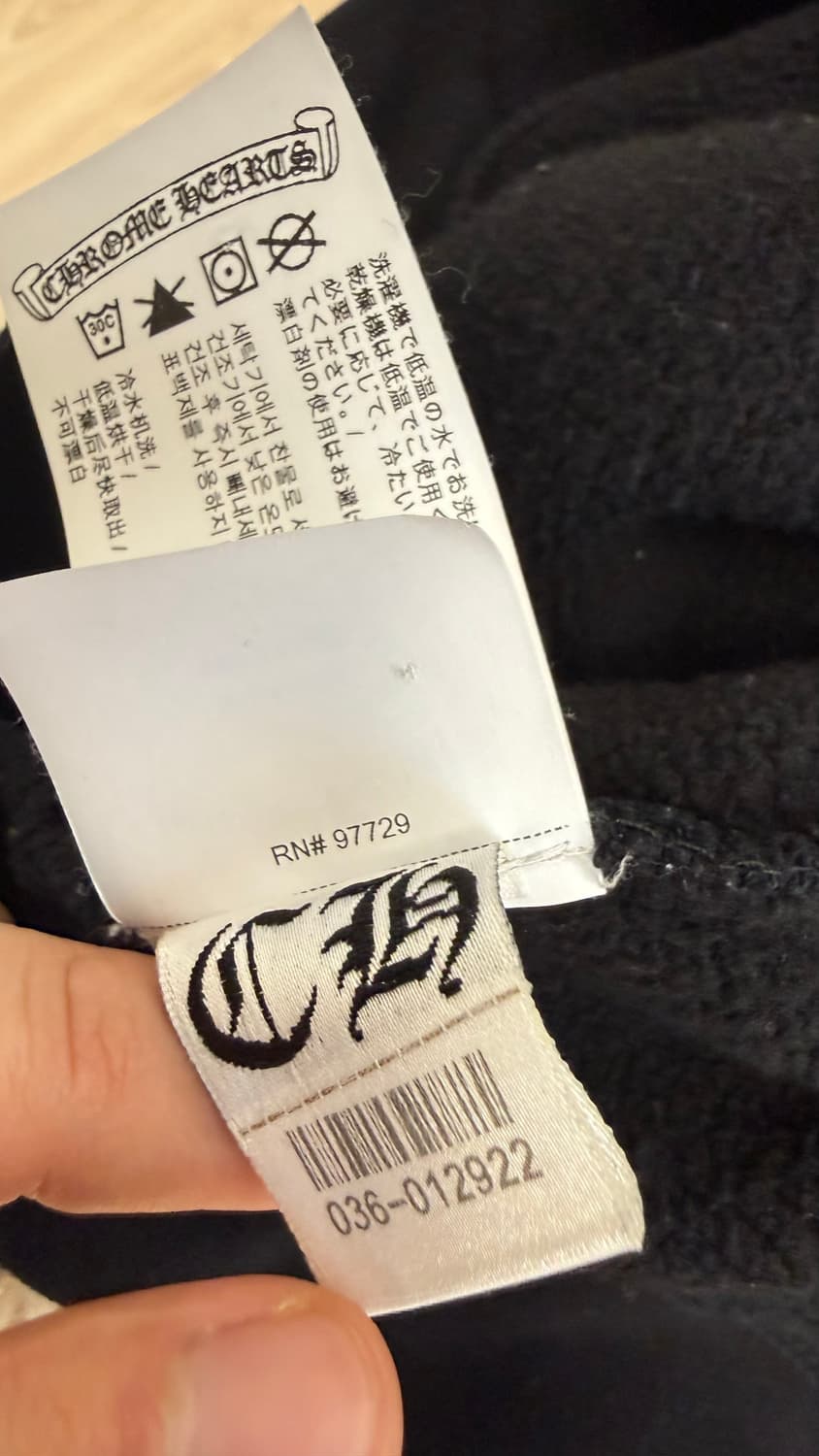 [XL] 크롬하츠 세메터리 헐리우드 맨투맨 블랙 상품이미지7