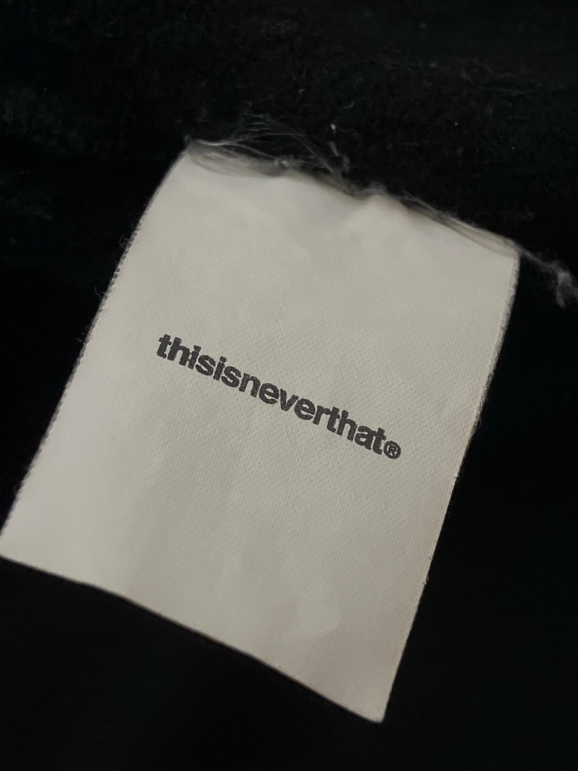 디스이즈네버뎃 맨투맨 블랙 L #csz2824 상품이미지4