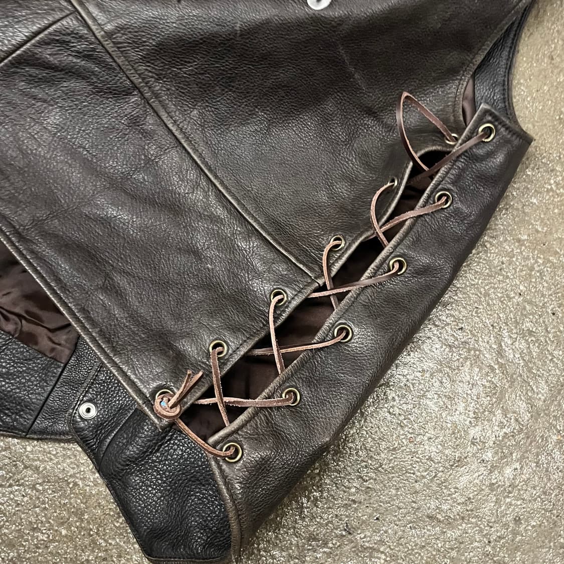 할리데이비슨 100주년 가죽 베스트 (100) 상품이미지6