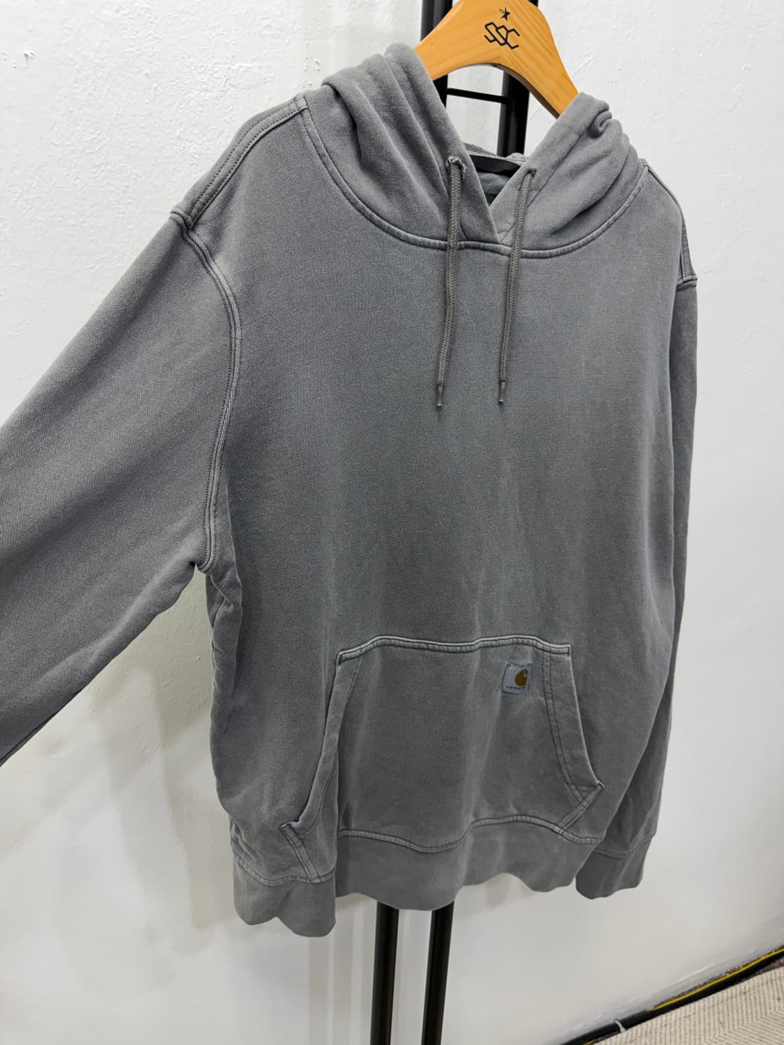정품) 칼하트 그레이 후드티 M 상품이미지2