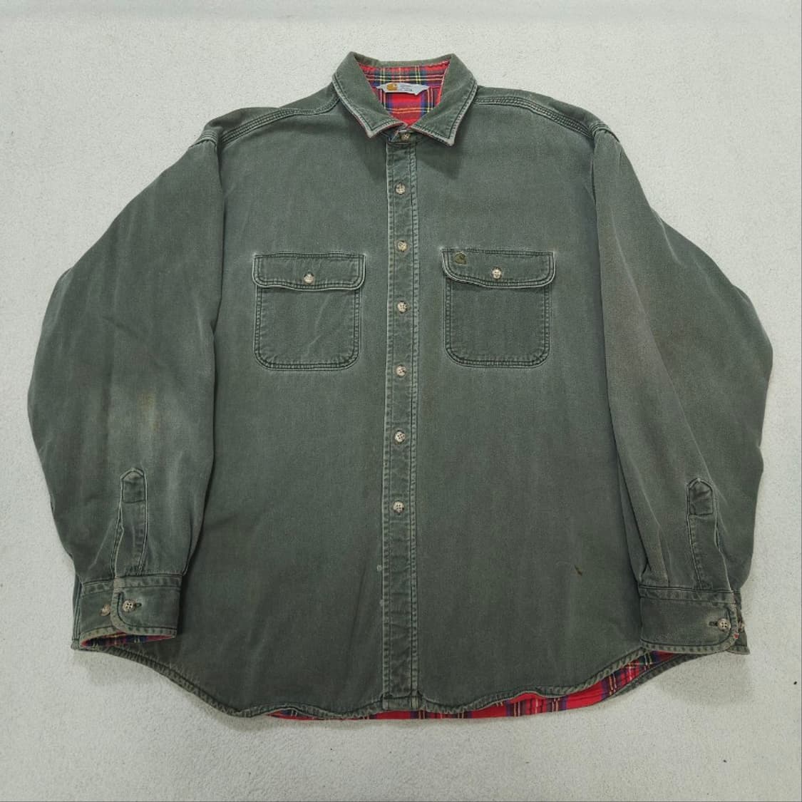 칼하트 헤비 코튼 워크 셔츠 상품이미지2