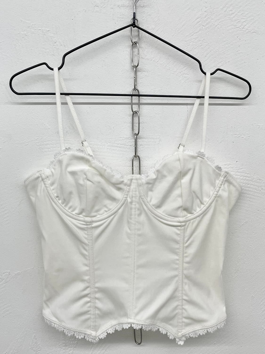 화이트 코티지 레이스 코르셋 상품이미지5