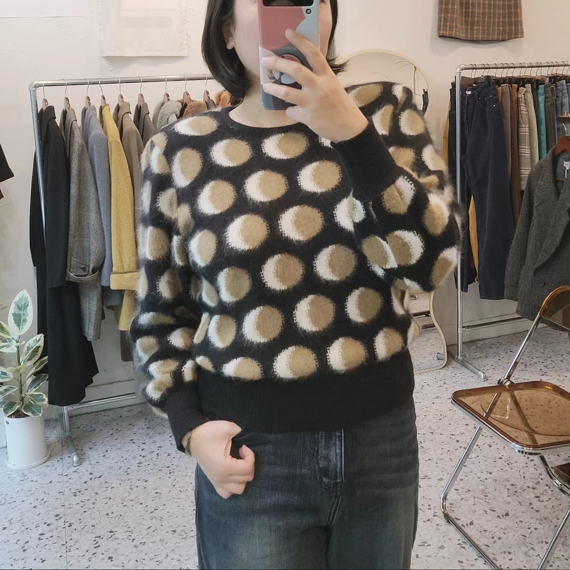 Chamois 앙고라울 도트 니트 상품이미지8