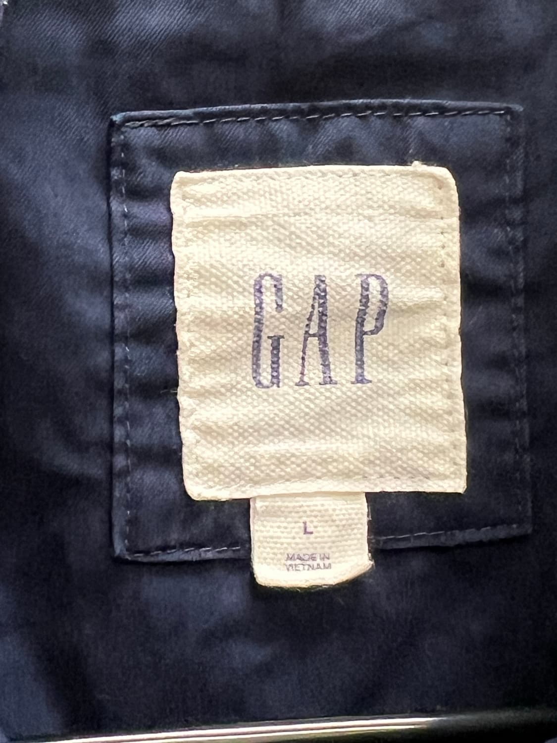 GAP 올드스쿨 퀄팅 조끼 네이비 상품이미지4