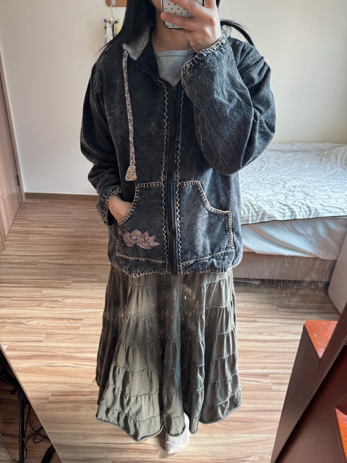 오리엔탈 히피 후드집업 상품이미지1