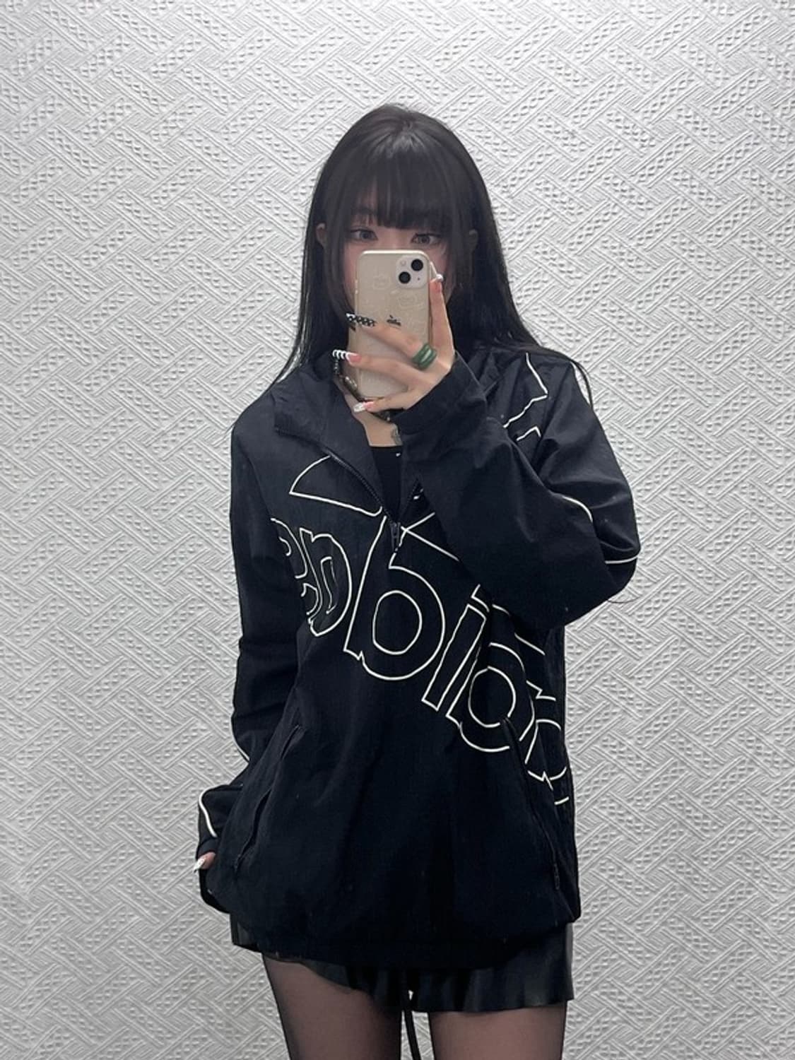 아디다스 스트릿 펑크 빅로고 바람막이 자켓 2XL C10173 상품이미지1