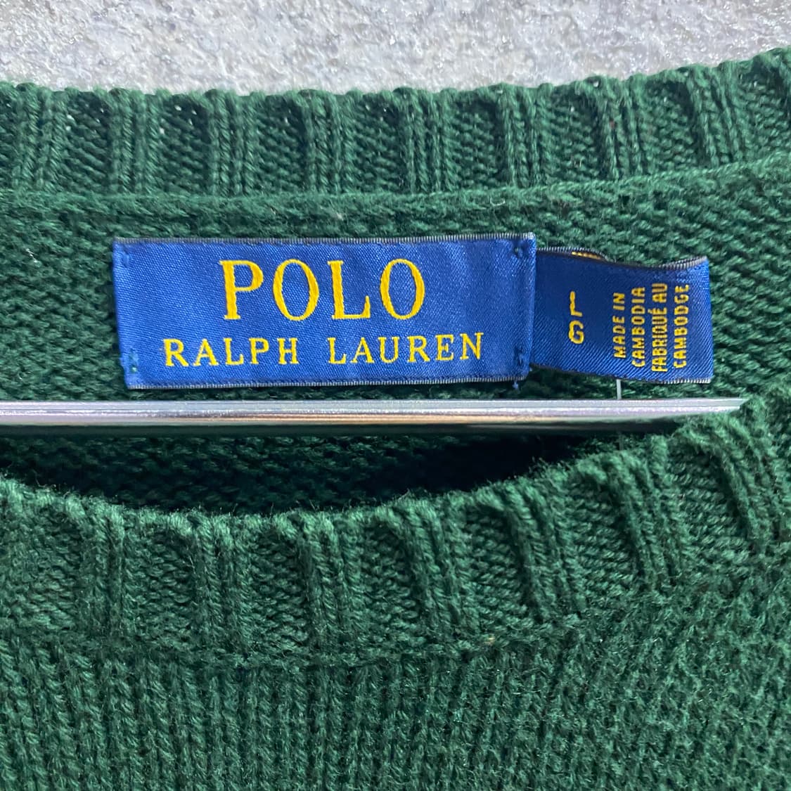 폴로 랄프로렌 레드포니 그린 크루넥 스웨터 니트 B3901 상품이미지4