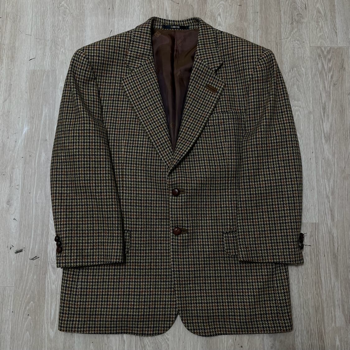 닥스 런던 남성 싱글 체크 정장 자켓 L/100  상품이미지1
