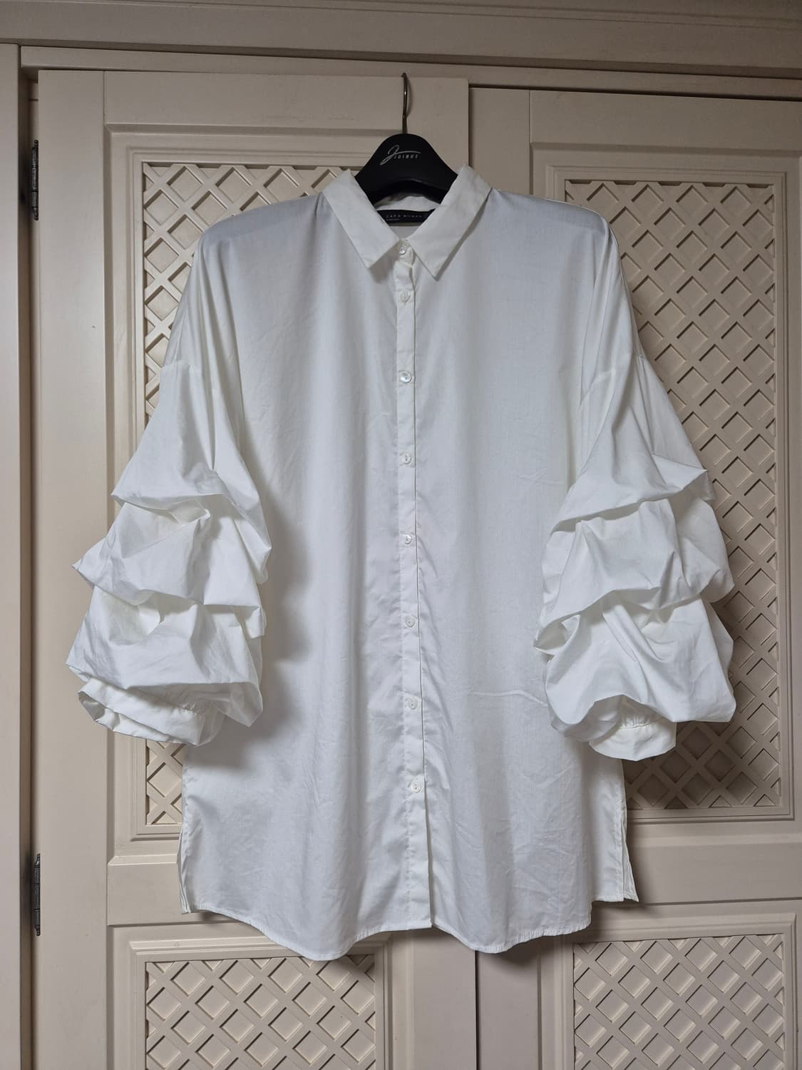 ZARA 여성 러플 볼륨 블라우스 상품이미지1