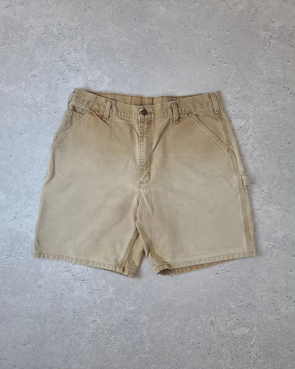 빈티지 칼하트 카펜터 쇼츠 브라운 상품이미지1