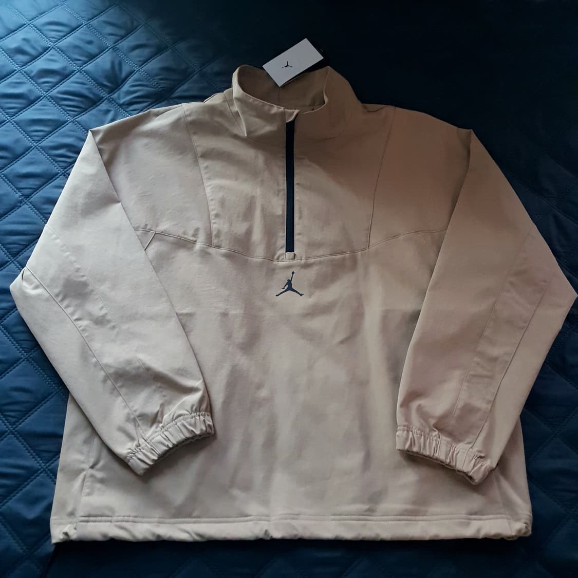 새제품XL(110)나이키 조던 골프 아노락 바람막이 자켓 베이지 브라운 상품이미지4