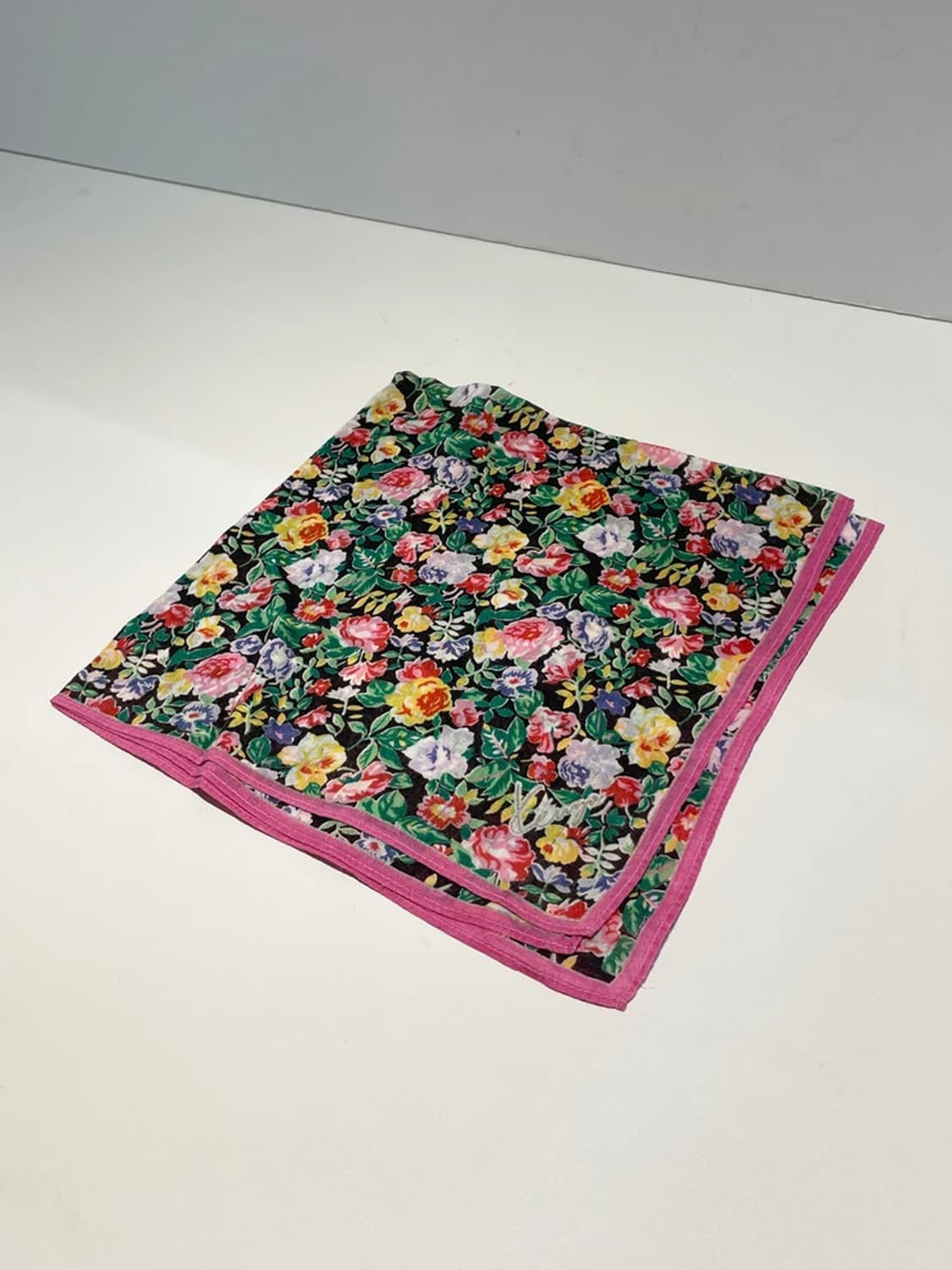 겐조 00s 재팬 플라워 패턴 쁘띠 손수건 A1462 상품이미지3