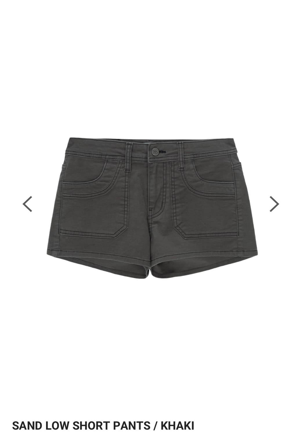 SAND LOW SHORT PANTS / KHAKI 상품이미지2