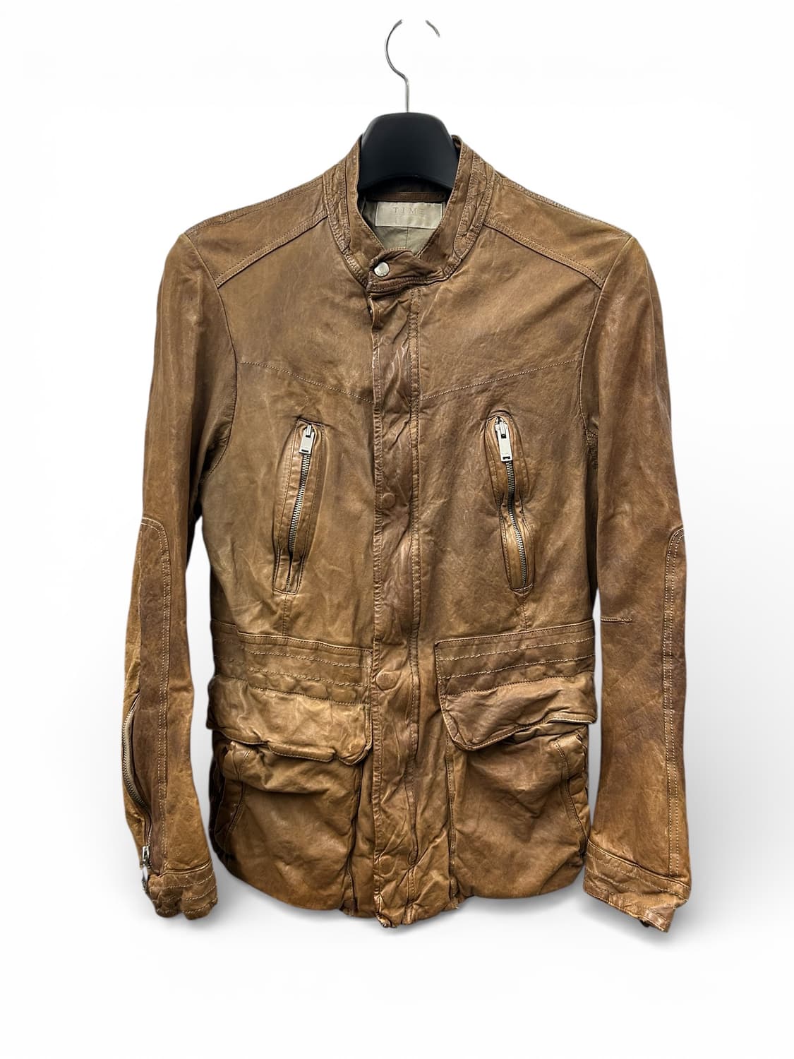 TIME 브라운 양가죽 자켓 상품이미지1