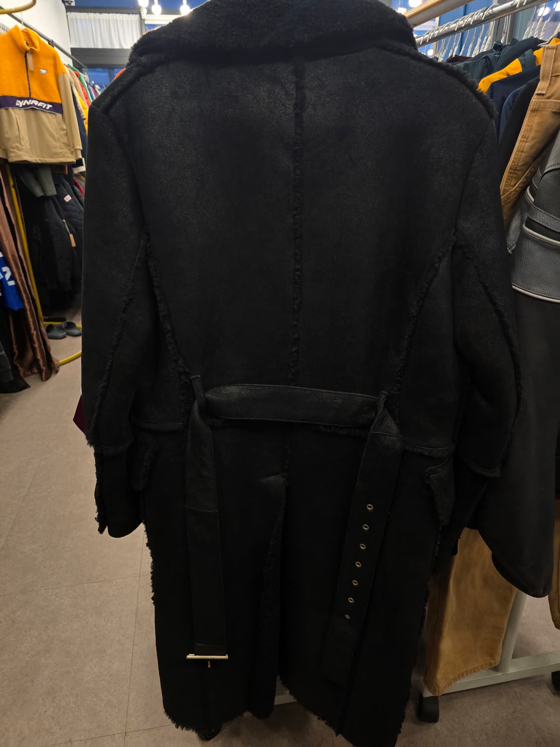 발망 양가죽 코트 상품이미지9