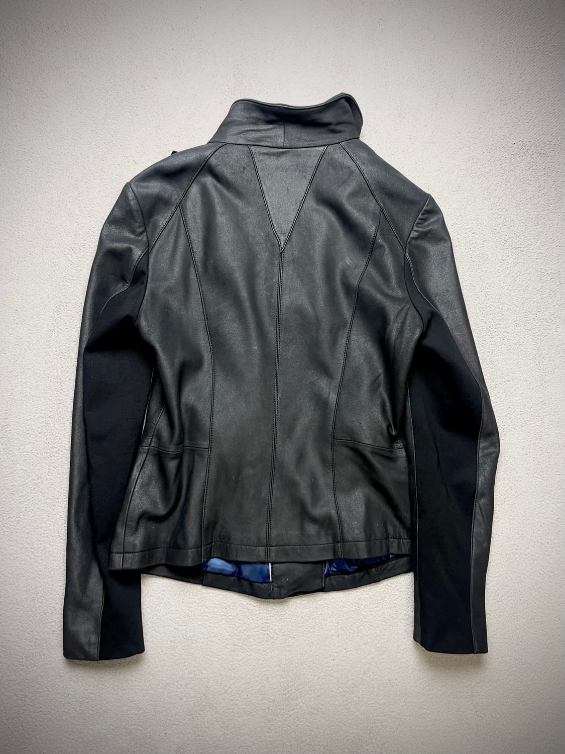 [S] T TAHARI 하이넥 레더자켓 - 양가죽자켓 상품이미지4