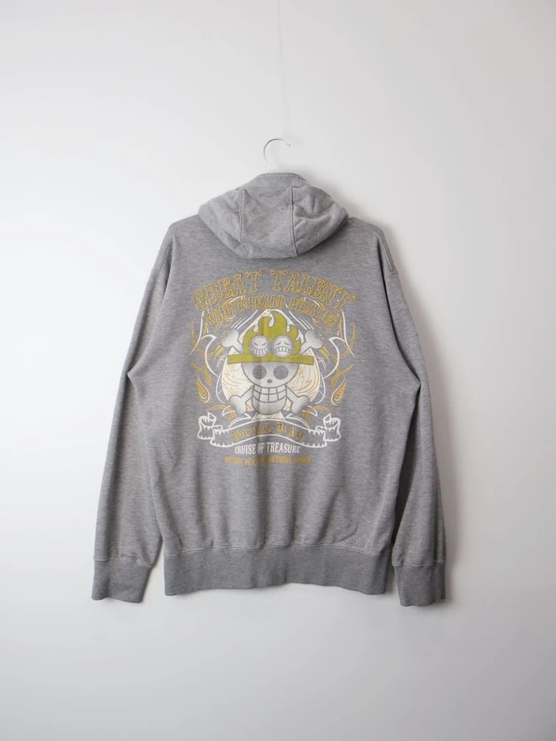 One Piece Skull Graphic Zip Hoodie 상품이미지7