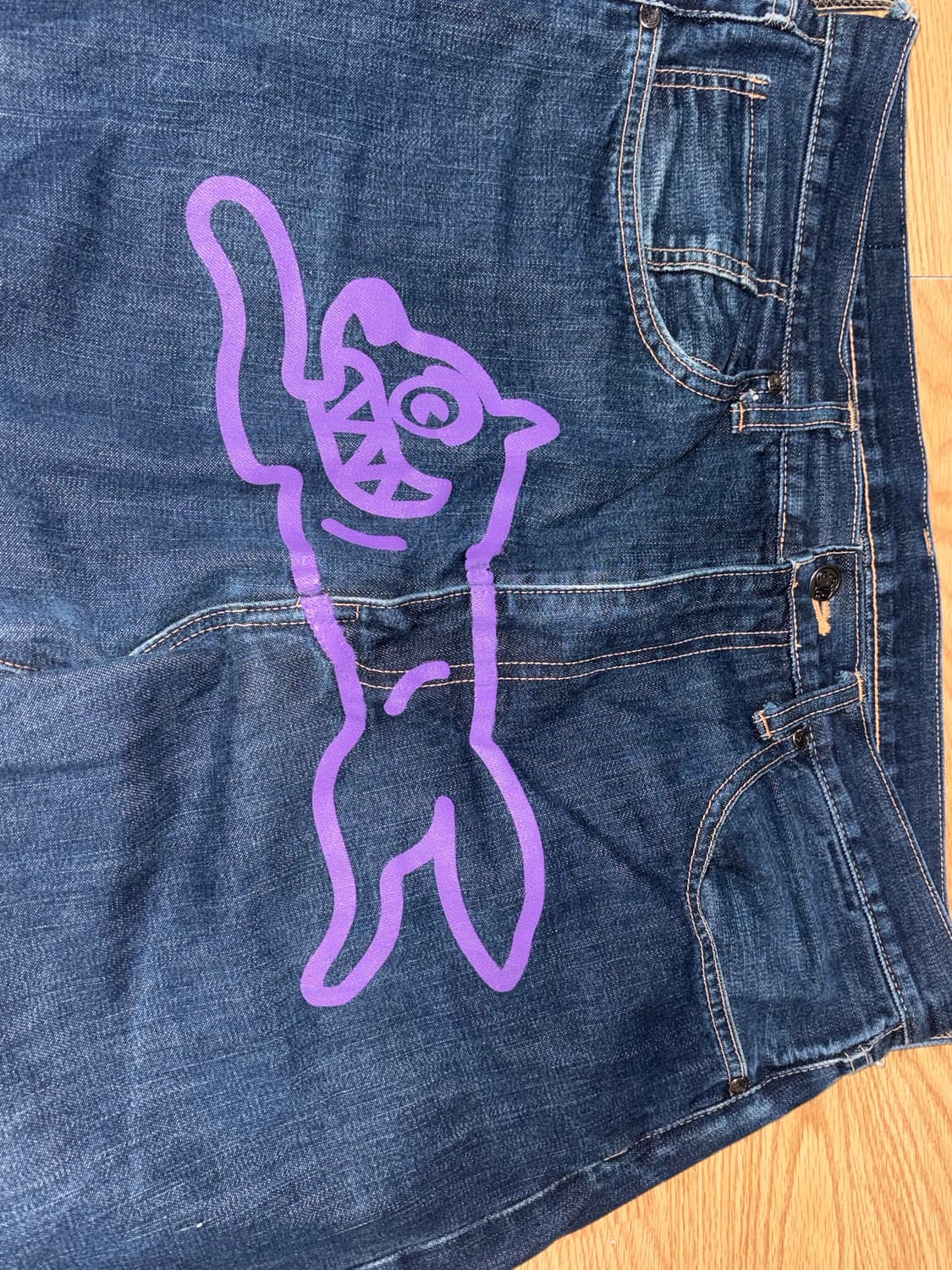 BBC 빌리네어 보이즈 클럽 러닝독 개바지 퍼플 팬츠 상품이미지2