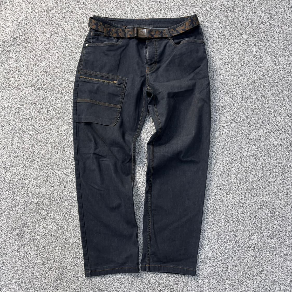 78 아이더 등산 포켓 흑청 데님 팬츠 0325J 상품이미지1