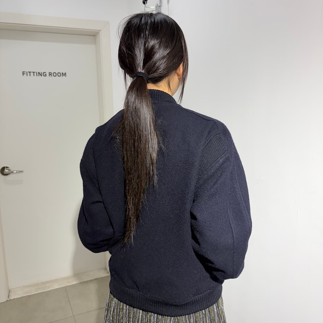 90s 지방시 active sports 울 바시티 자켓 상품이미지4