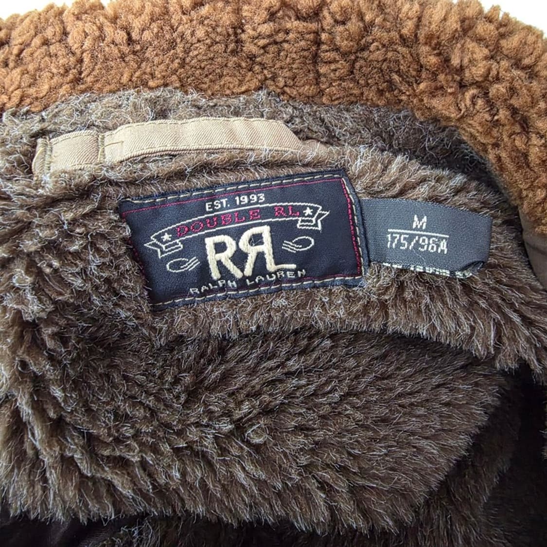 RRL 더블알엘 쉐어링 카라 B-15 타입 플라이트 자켓 M 상품이미지8