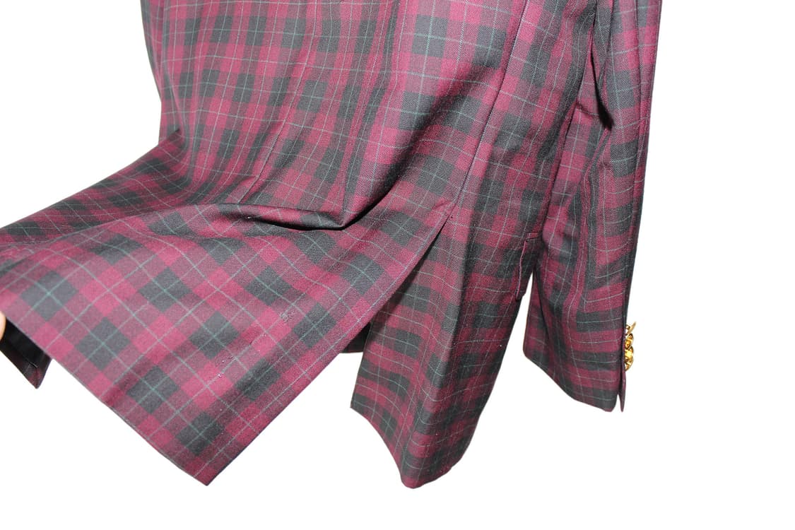 브룩스브라더스 금장 멀티체크 블레이저 자켓 상품이미지7