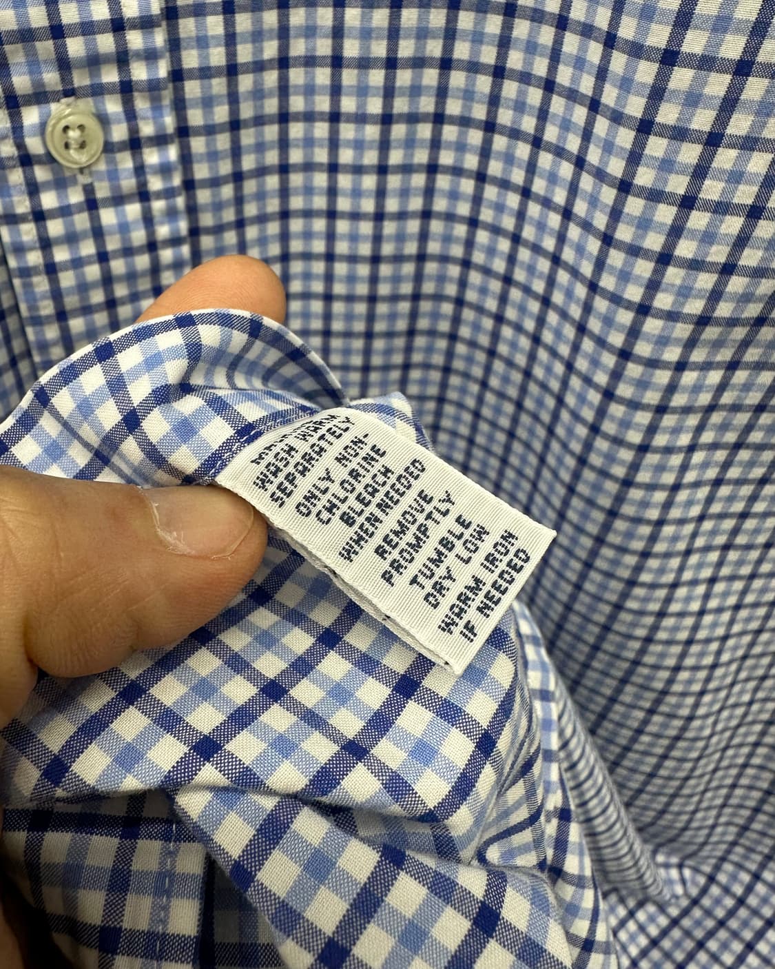 (L)폴로 체크 셔츠-M1968 상품이미지5