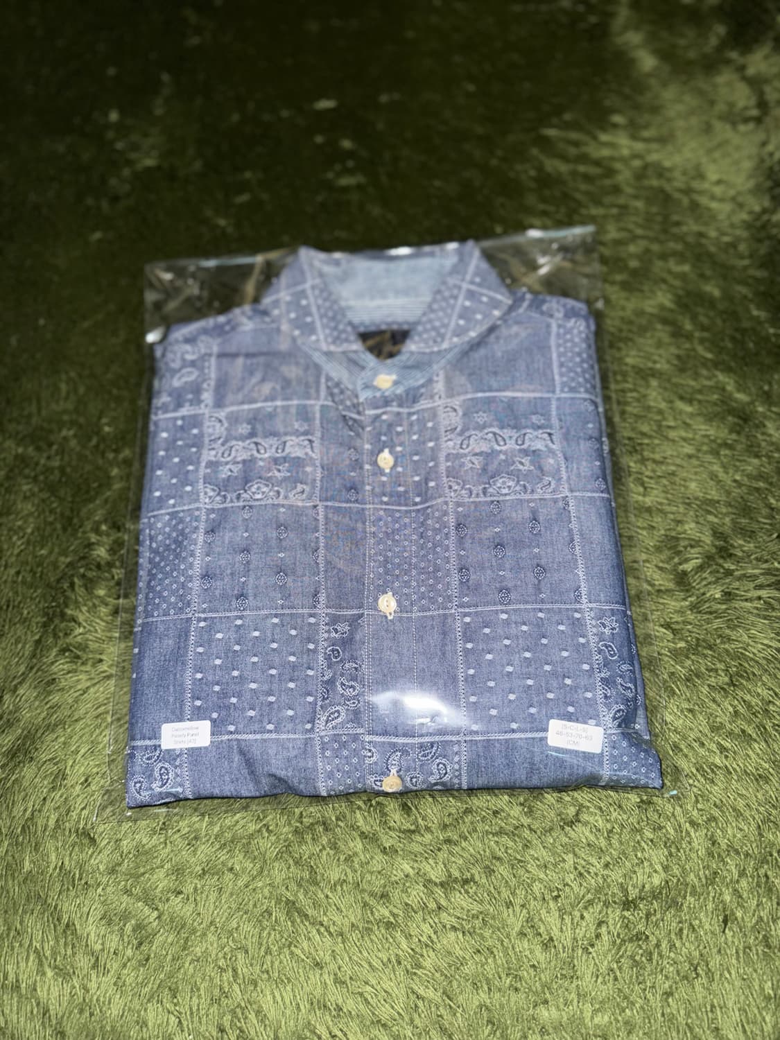 [42] 커스텀멜로우 MVW 페이즐리 패치워크 샴브레이 셔츠 상품이미지10