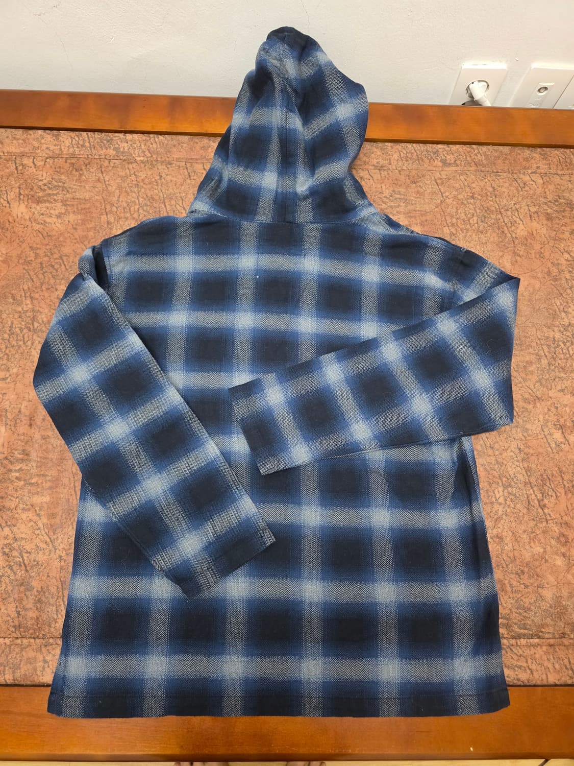 비바스튜디오 헤링본 체크 후드 셔츠 상품이미지5