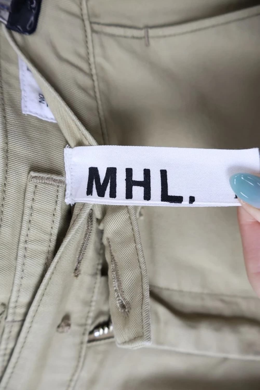 MHL Beige Cotton Chino Pants 상품이미지5