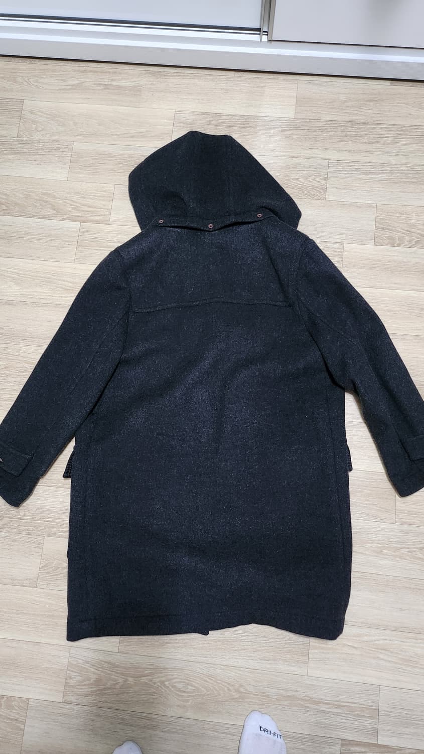 Calvin Klein 캘빈클라인 캐시미어 울 더플 코트 (캐시미어10% 상품이미지3