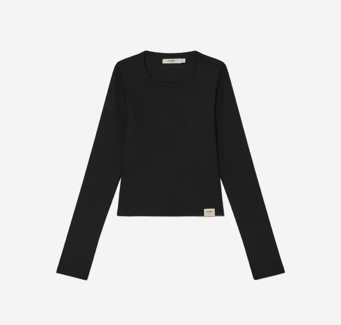 글로니 지 클래식 립 크루넥 롱슬리브 상품이미지1