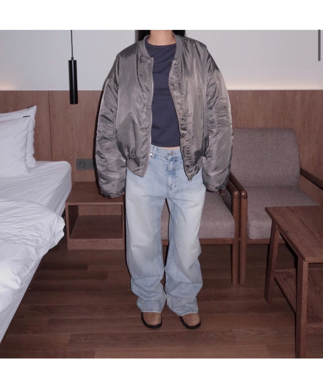 낫띵인커먼 항공점퍼 ma-1 (카키) 상품이미지5