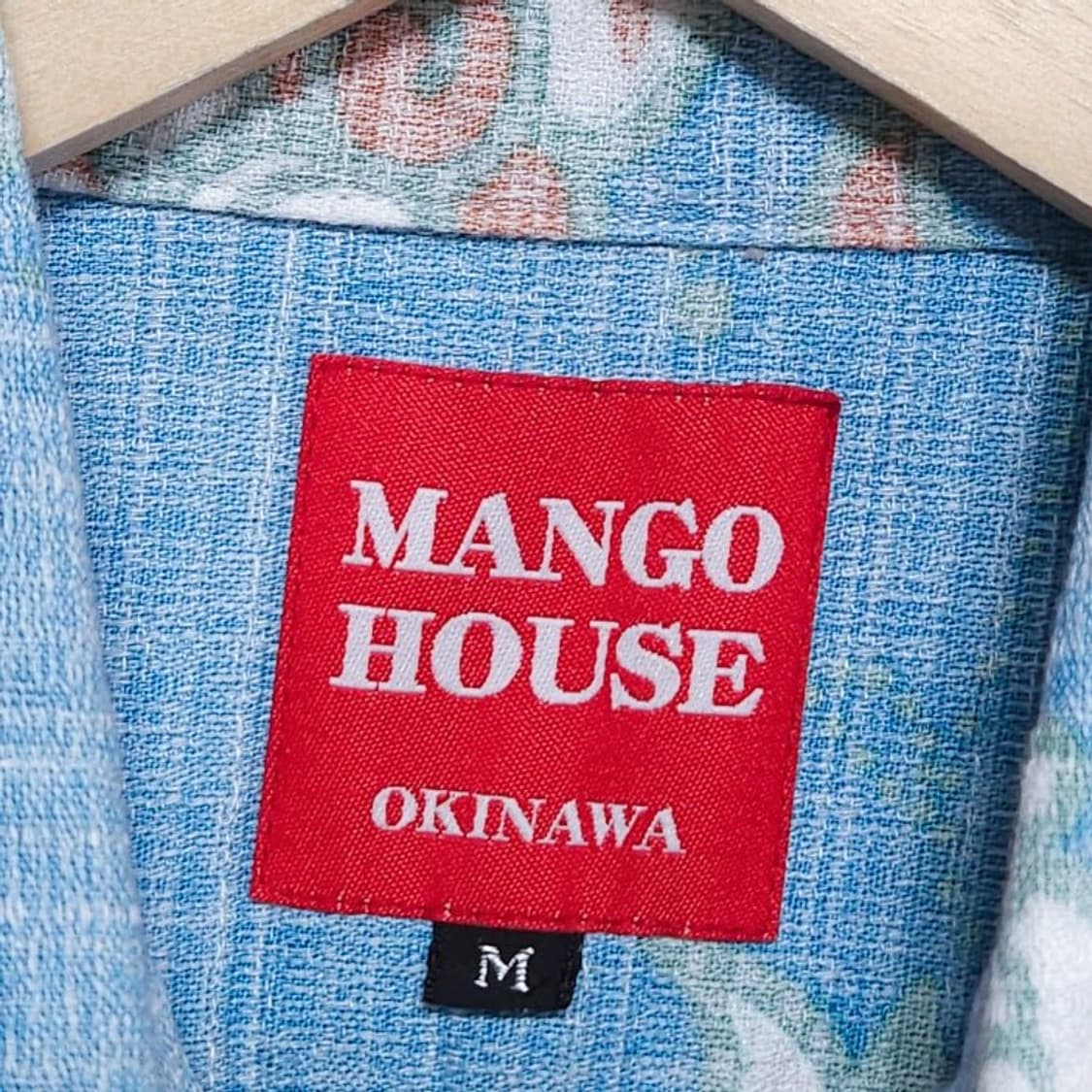 95 MANGO HOUSE 망고하우스 하와이안 반팔셔츠 스카이블루 상품이미지6