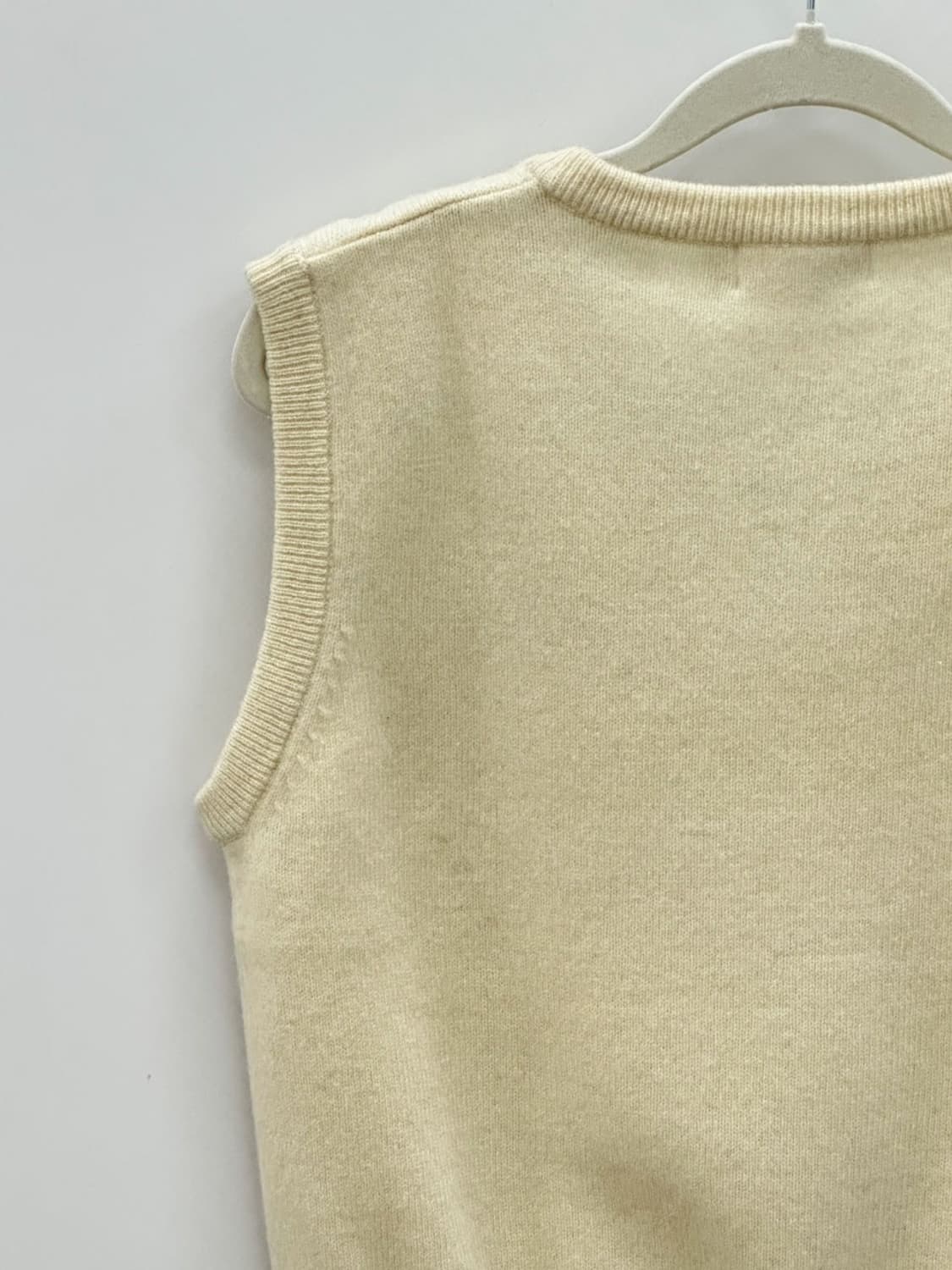 courreges / 꾸레쥬 아이보리 니트 베스트 상품이미지6