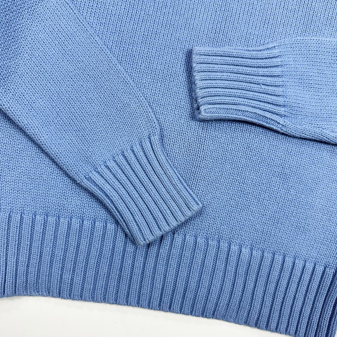 폴로 랄프로렌 포니 보이즈 스카이 블루 니트 (실측 M 여성추천) 상품이미지4