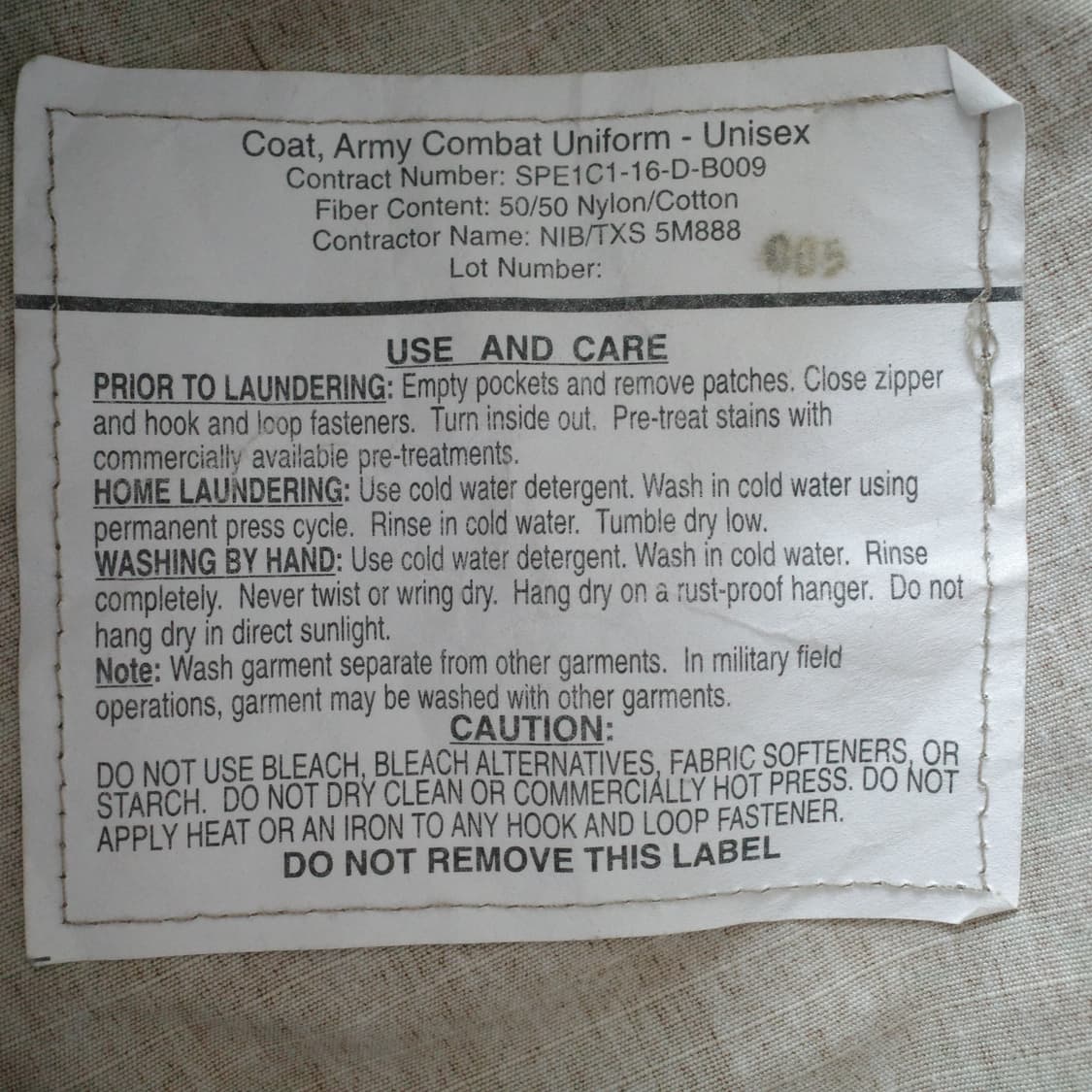 미군 오리지널 ACU OCP 전투복 상의 M-R 상품이미지6