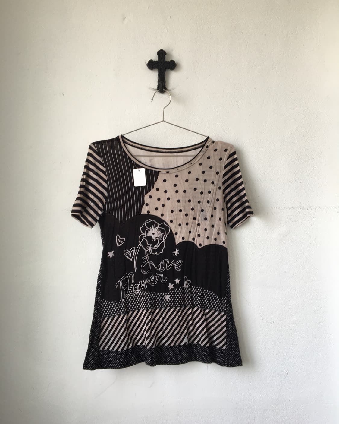 Pattern mixed t shirt 상품이미지2