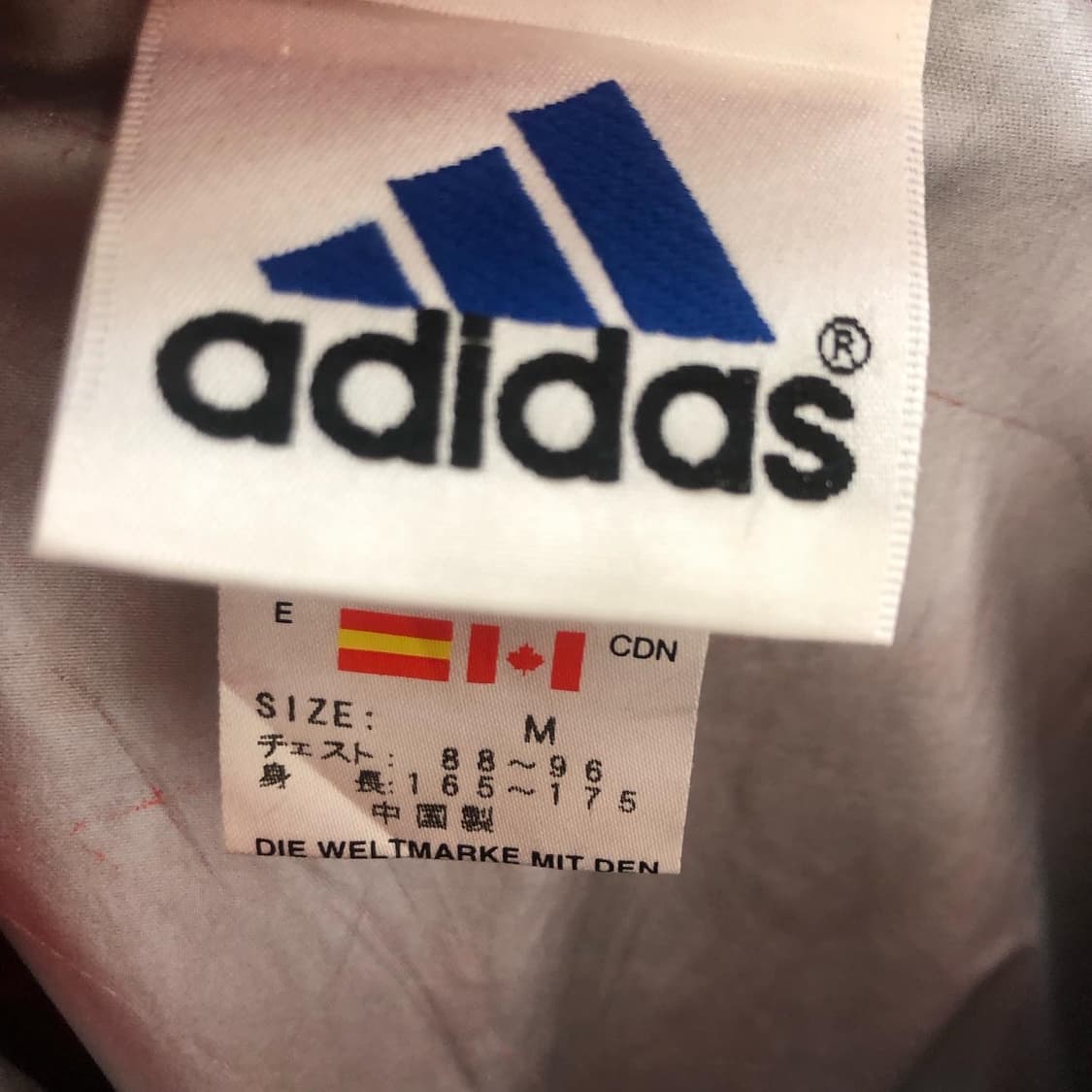 아디다스 레드 빅로고 땀복 웜업 상품이미지6