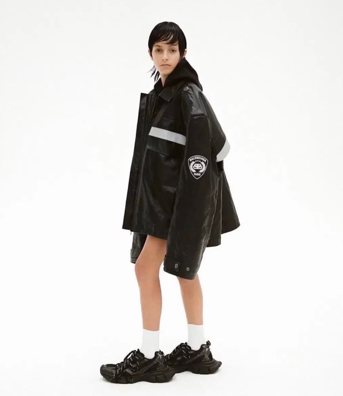 [2]발렌시아가 유니폼 레더 자켓 상품이미지4