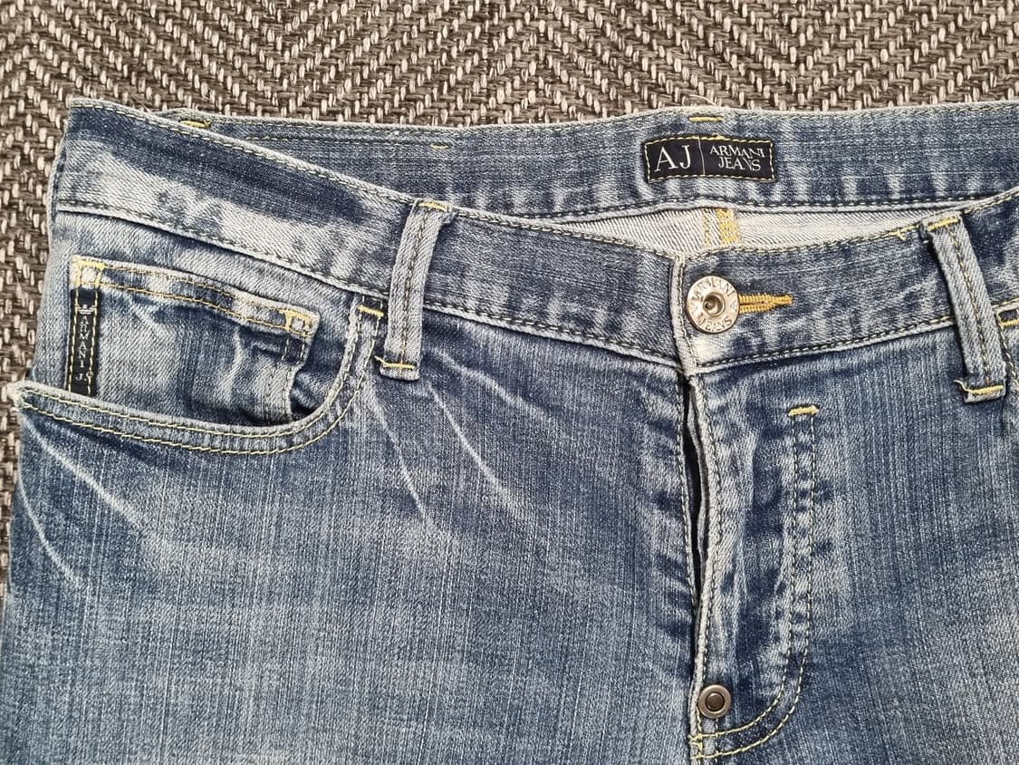 ARMANI JEANS — 라이트 워싱 슬림 데님 팬츠 상품이미지2