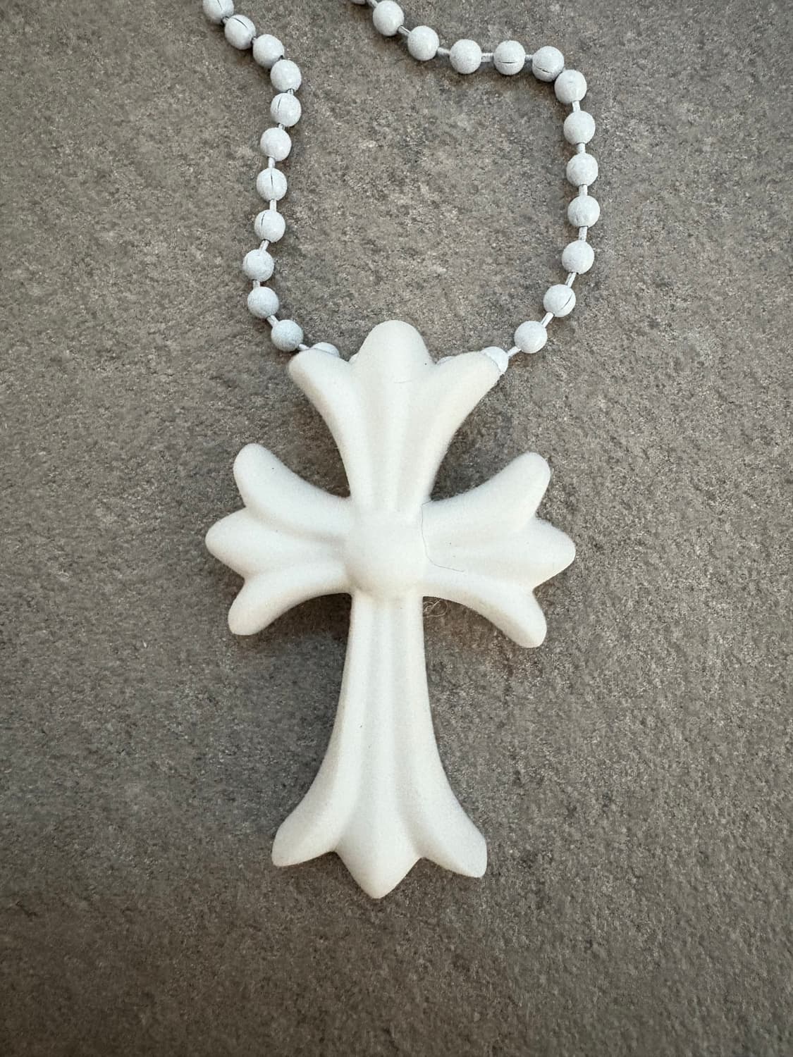 크롬하츠 실리콘 목걸이 화이트 상품이미지2