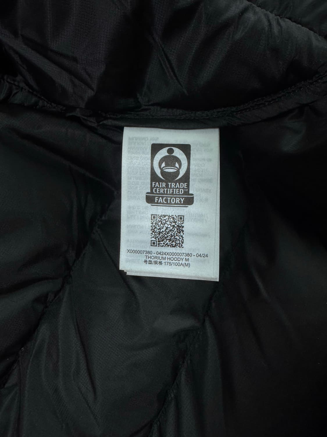 (SS급) 아크테릭스 토륨 후디 블랙 M 상품이미지10