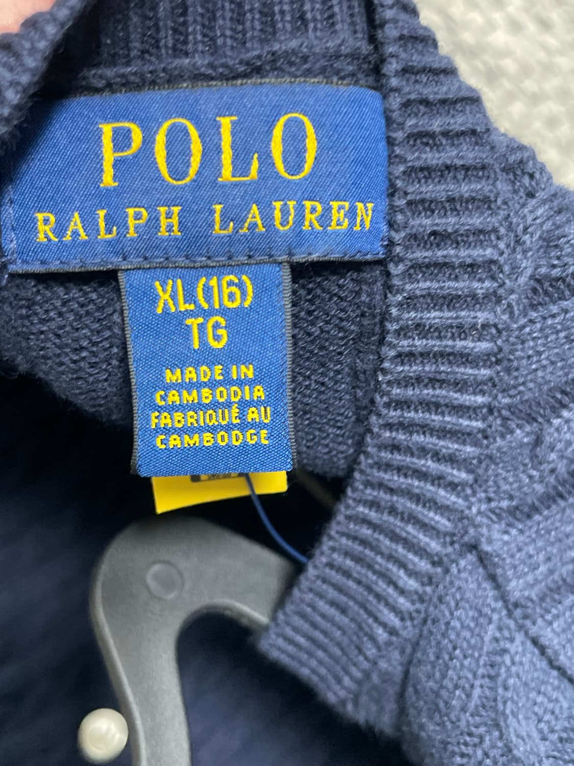 폴로 랄프 로렌 여성용 케이블 니트 가디건 상품이미지4