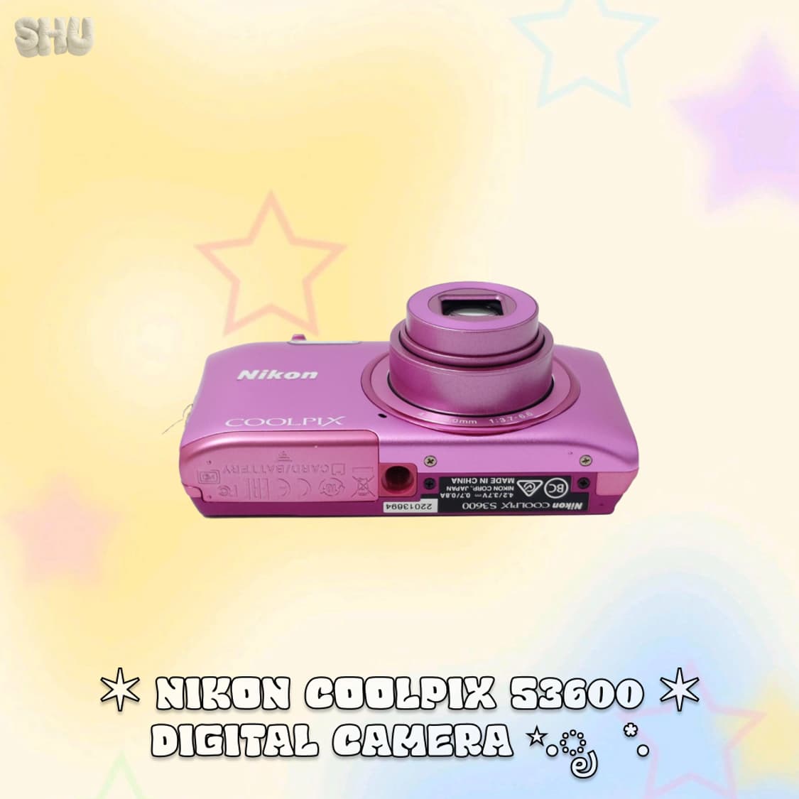 (풀박)니콘 쿨픽스 S3600 빈티지 디카 핑크 상품이미지10