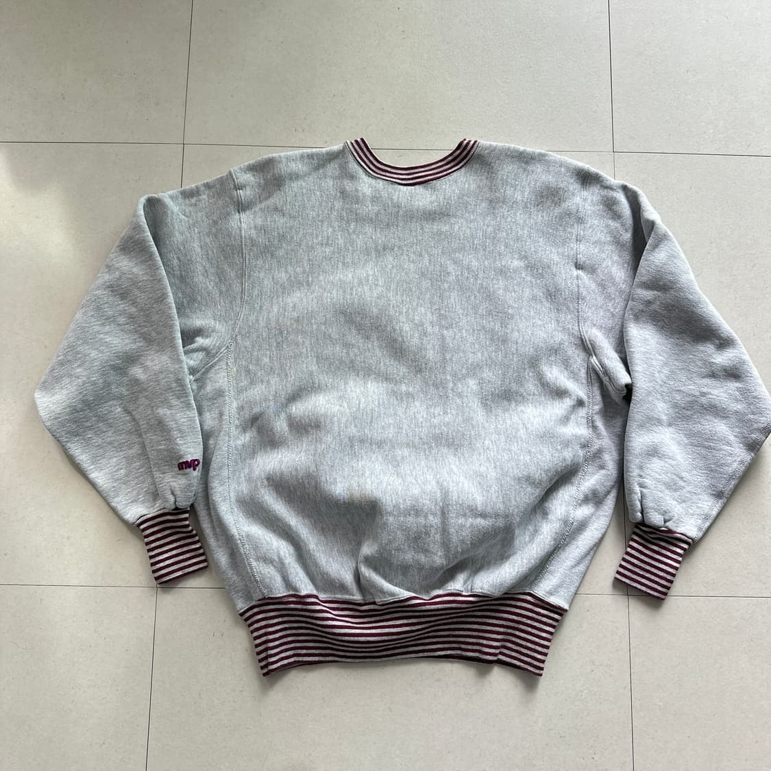 90s USA MVP 리버스위브 볼스테이트 맨투맨 XL 상품이미지6