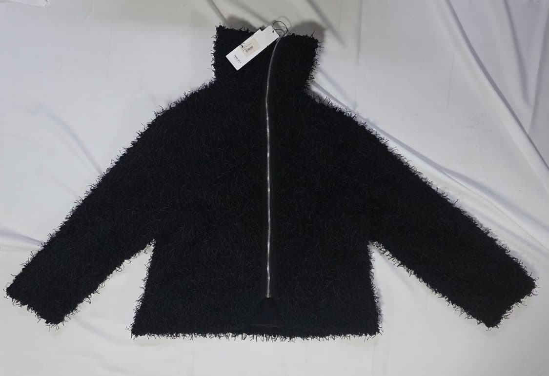 [7440-37-1] 텍스쳐 퍼 자켓 상품이미지1