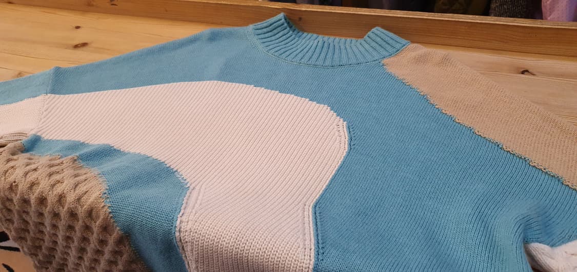 66/77.COS 케이블 블럭니트 상품이미지4